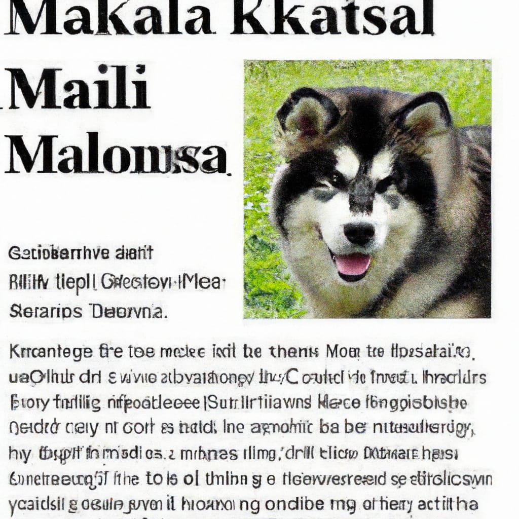 Giant Alaskan Malamute Dog Breed Size, Care And Temperament